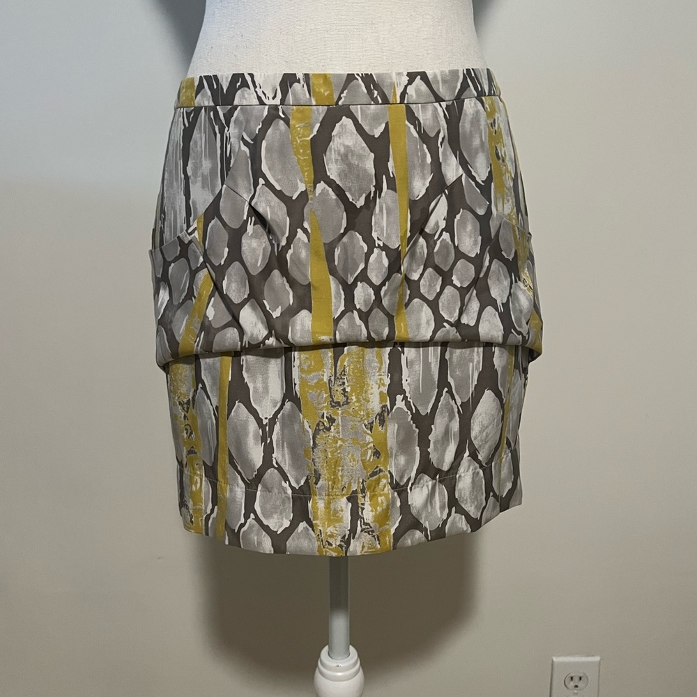 Anna Molinari Printed Mini Skirt NWT